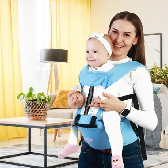 PORTE BEBE ERGONOMIQUE LUXE |Soutient dos et épaule